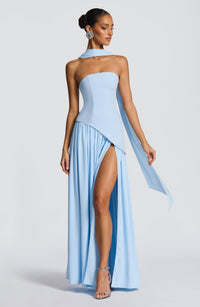 Hanna Maxi Dress – Baby Blue