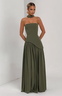 Hanna Maxi Dress – Khaki