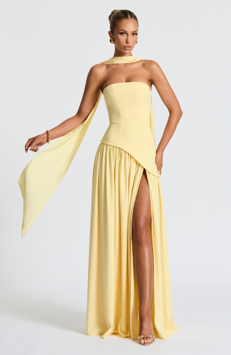 Hanna Maxi Dress – Lemon