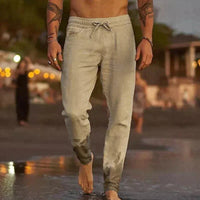 Malte Casual Trousers in Beige
