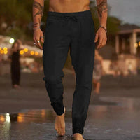 Malte Casual Trousers in Black