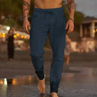 Malte Casual Trousers in Navy