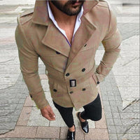 Malte Elegant Trench Coat with Button Front and Belted