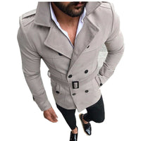 Malte Elegant Trench Coat with Button Front and Belted