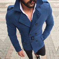 Malte Elegant Trench Coat with Button Front and Belted