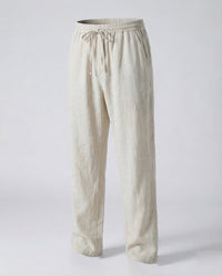 Malte Linen Trousers in Beige