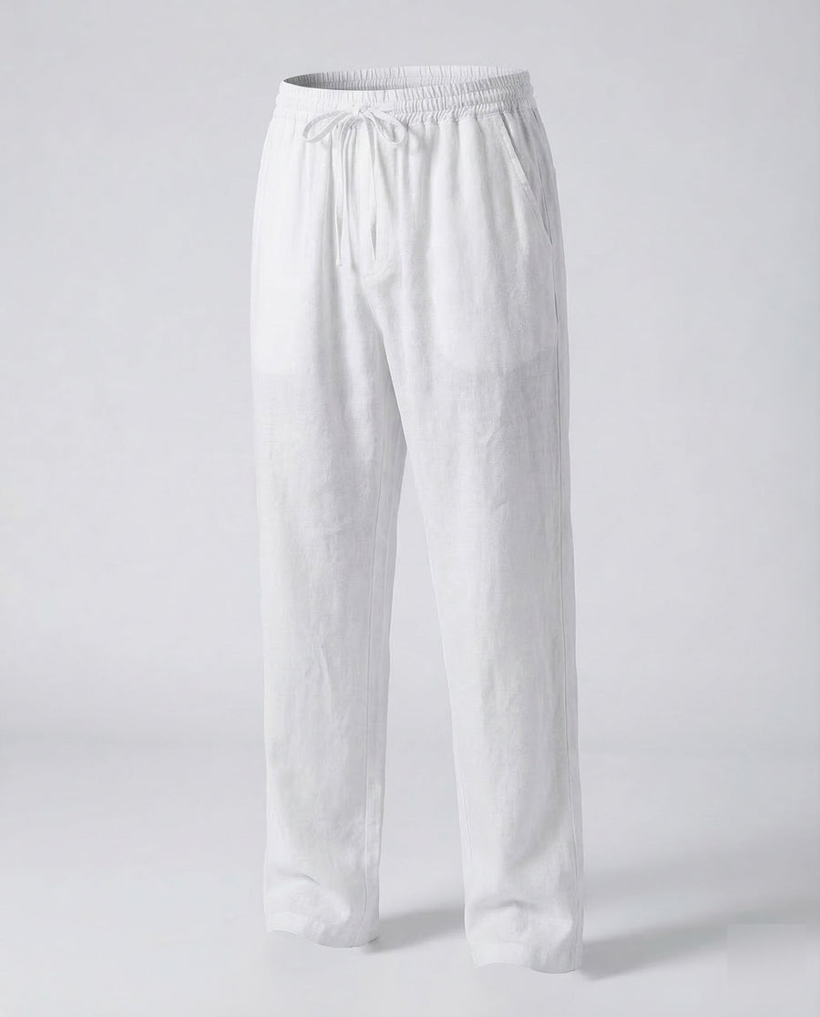 Malte Linen Trousers in White
