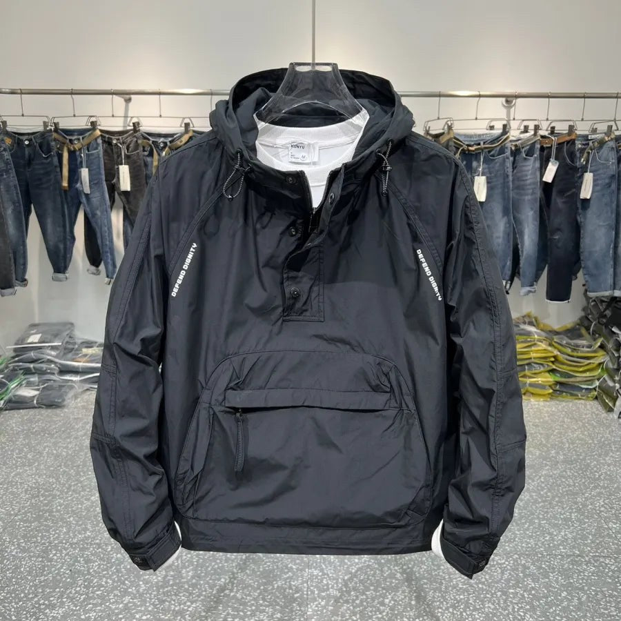 Malte Sweater with Hood in Black