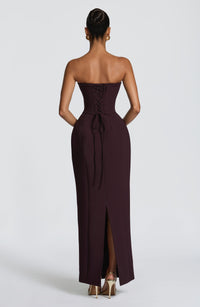 Jemima Maxi Dress – Plum