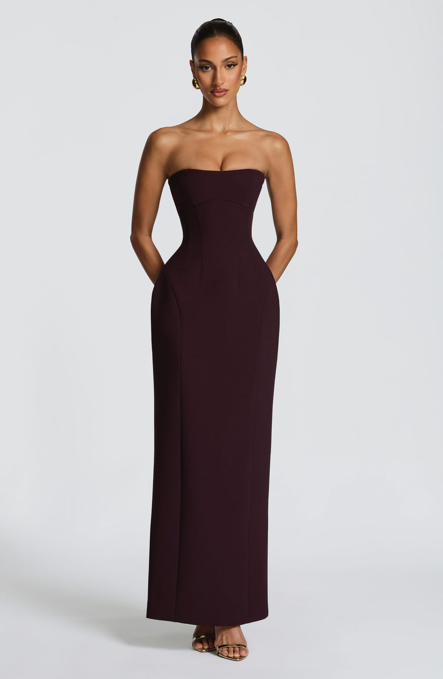 Jemima Maxi Dress – Plum