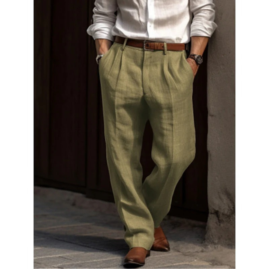 Manuel | Men's Lightweight Linen Trousers