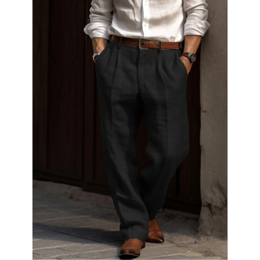 Manuel | Men's Lightweight Linen Trousers