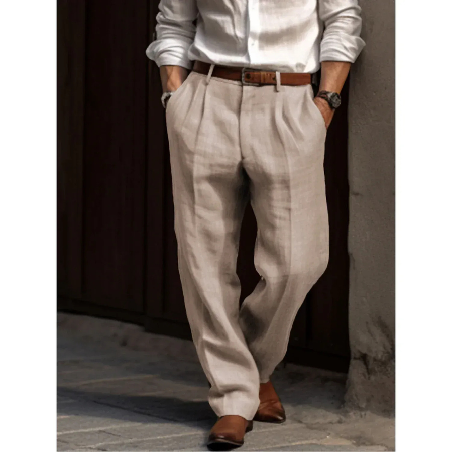 Manuel | Men's Lightweight Linen Trousers