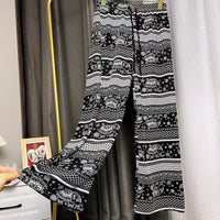 Mara Casual Trousers with Elastic Waist in Black