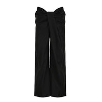 Mara Elegant Trousers with Pleated in Black