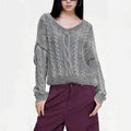 Mara Knit Sweater with V-Neck