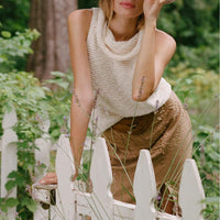 Mara Knit Top with Sleeveless