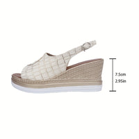 Marbella™ Wedge Sandals Sculpted elegance with summer lift in White