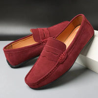 Marco | Men's Suede Slip-On Penny Loafers