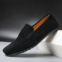 Marco | Men's Suede Slip-On Penny Loafers