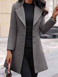 Maren Elegant Coat in Grey