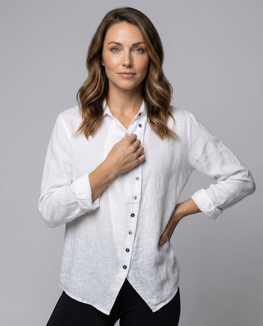 Margot Blouse with Button Front