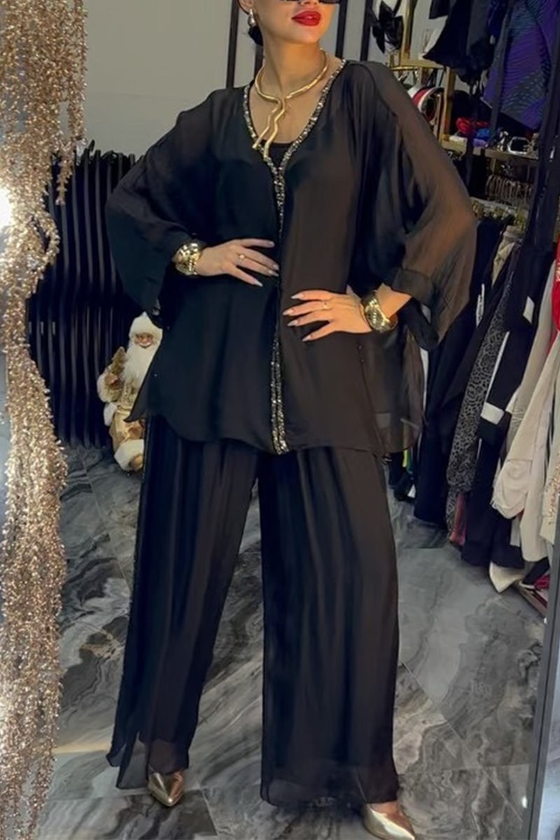 Margot Elegant Blouse in Black