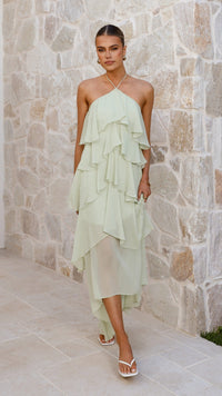 Margot Linen Maxi Dress in Sunshine