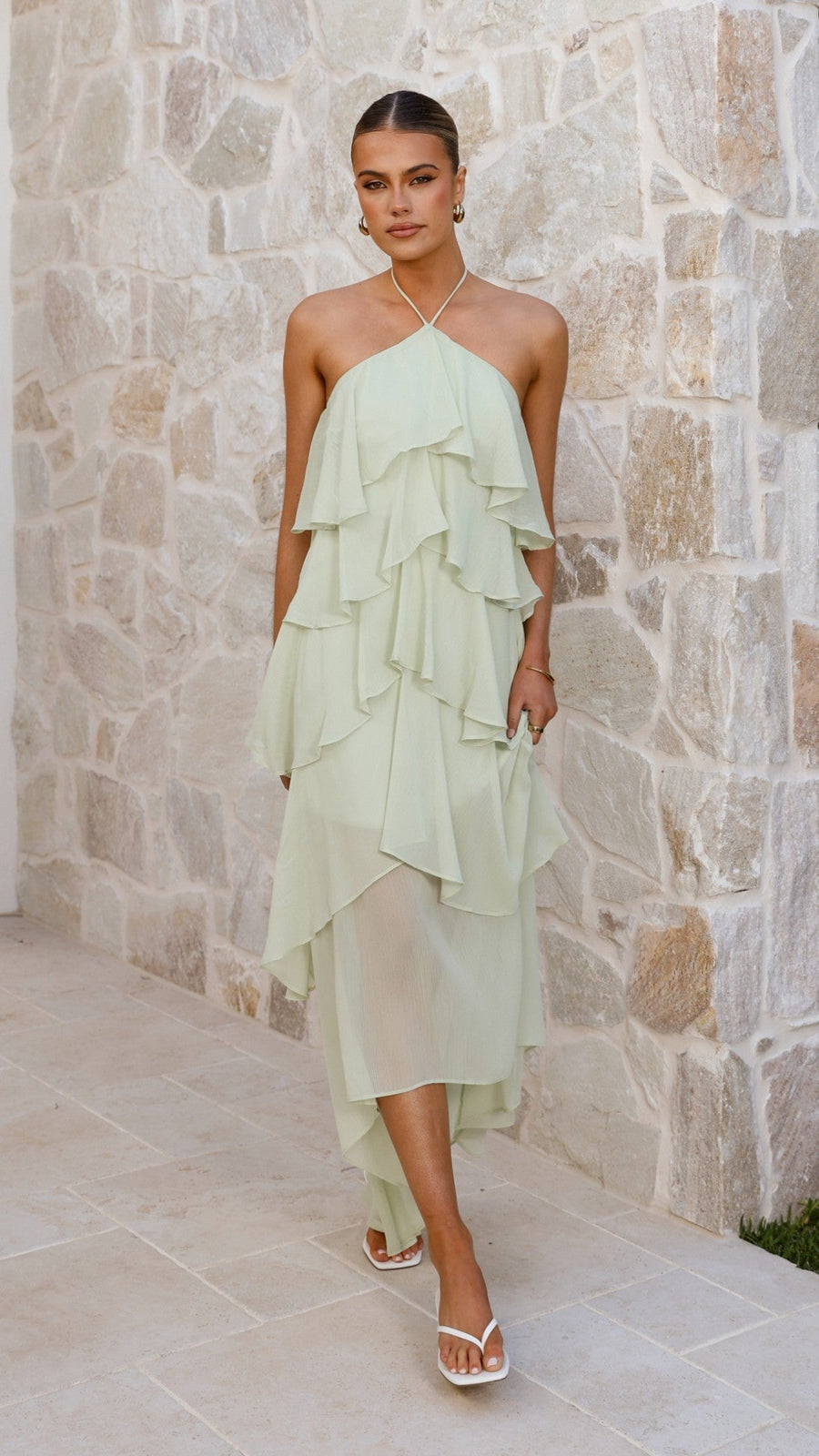 Margot Linen Maxi Dress in Sunshine