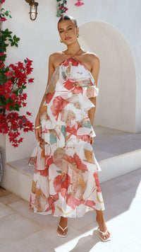 Margot Linen Maxi Dress in Sunshine