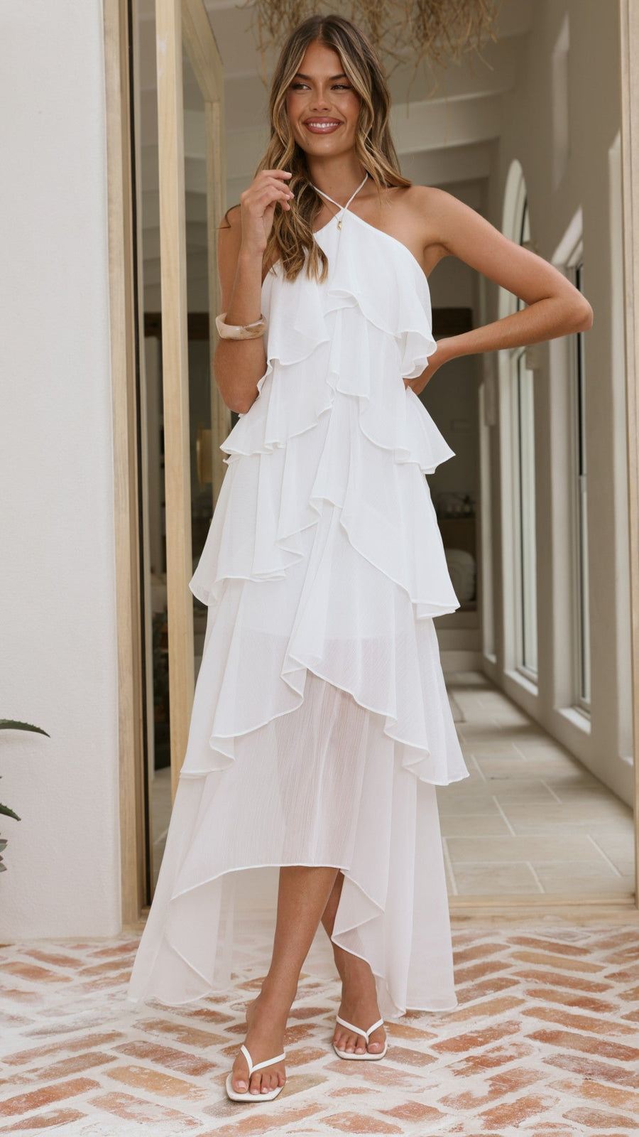 Margot Linen Maxi Dress in Sunshine