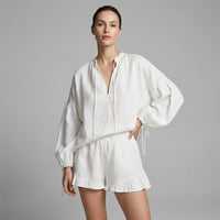 Margot Ruffle Two-Piece Set in Frost