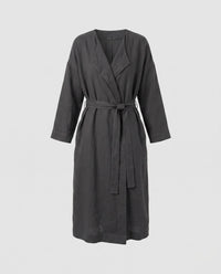 Mariana Airy Linen Jacket in Erdfarben