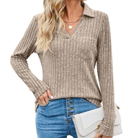 Mariana Elegant Sweater in Khaki