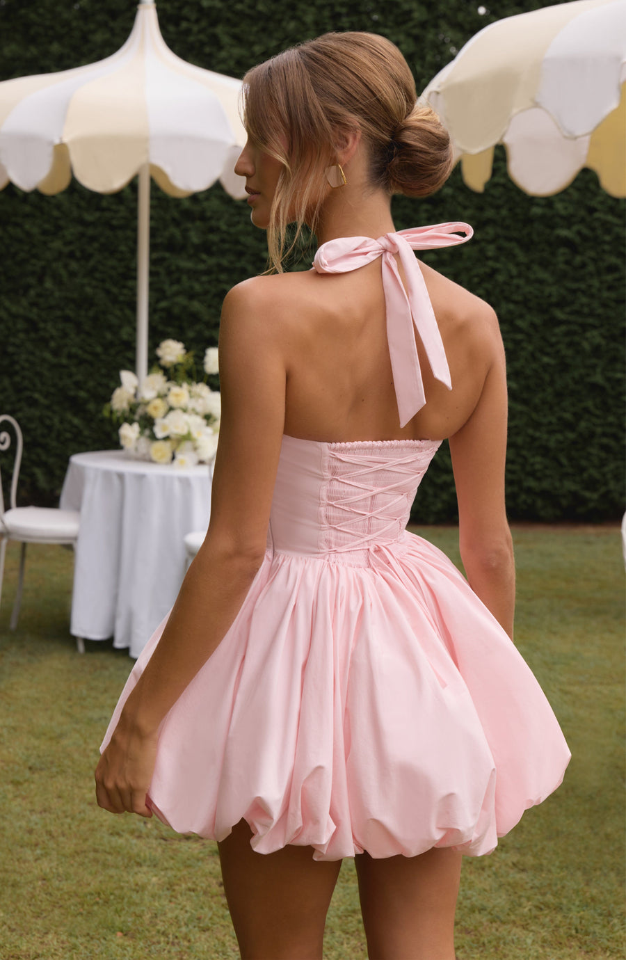 Sally Mini Dress – Blush