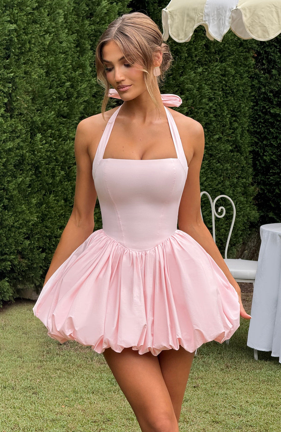 Sally Mini Dress – Blush