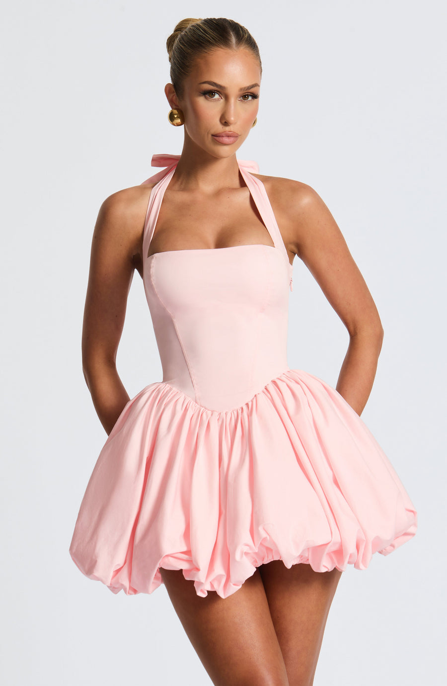 Sally Mini Dress – Blush