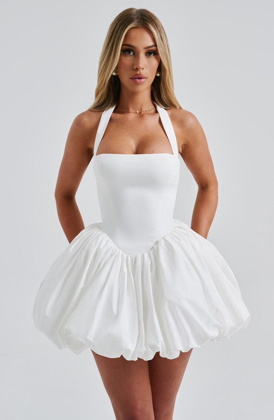 Sally Mini Dress – Ivory