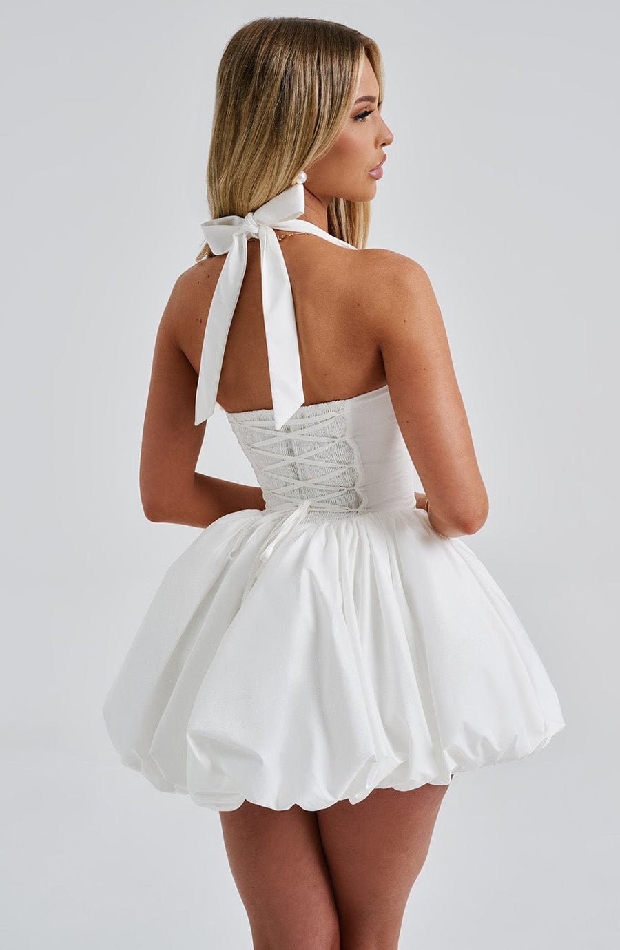 Sally Mini Dress – Ivory