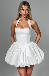 Sally Mini Dress – Ivory