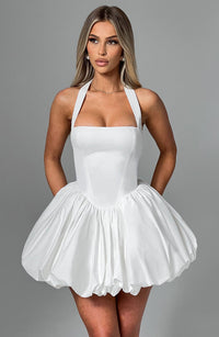 Sally Mini Dress – Ivory