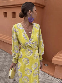Marisella™ Summer Floral Dress in Yellow