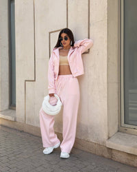 Marisol Casual Trousers in Pink