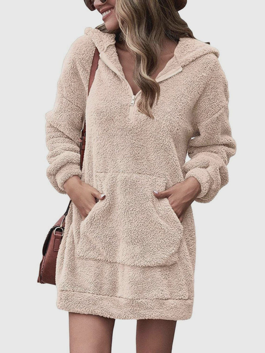 Marisol Dress with Zip Front and Pockets