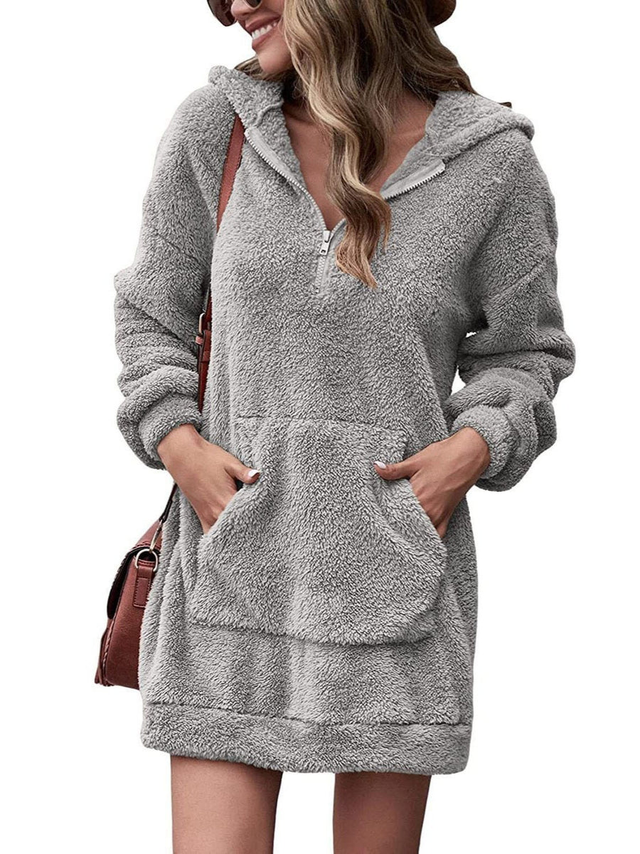 Marisol Dress with Zip Front and Pockets