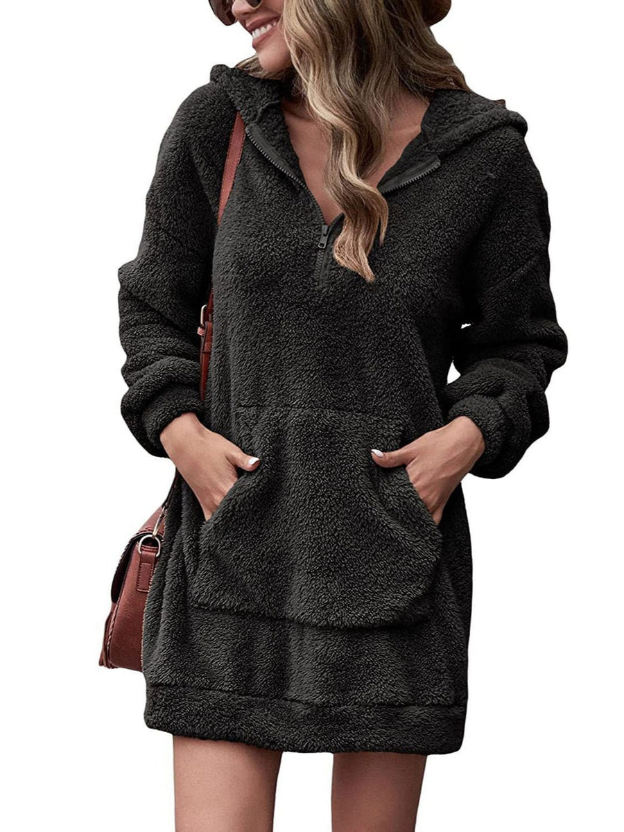 Marisol Dress with Zip Front and Pockets
