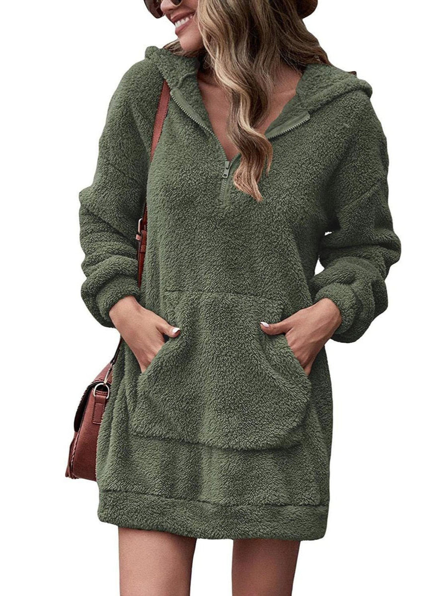 Marisol Dress with Zip Front and Pockets