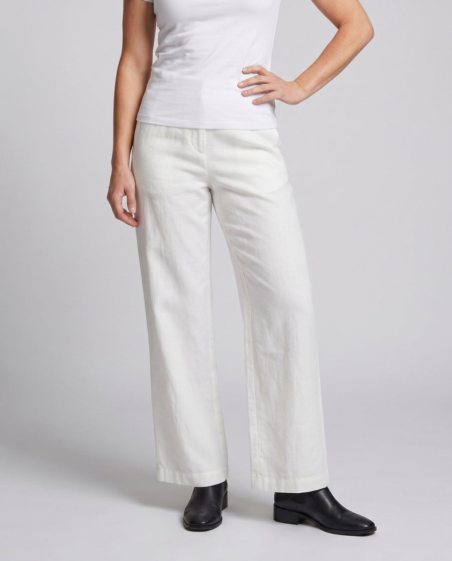 Marisol Elegant Linen Trousers with Pockets