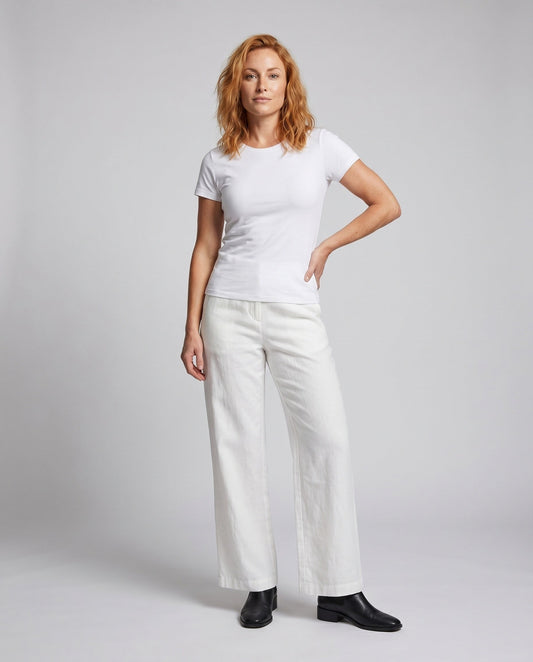 Marisol Elegant Linen Trousers with Pockets