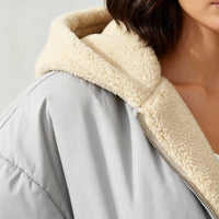 Marisol Jacket with Oversized in Grey
